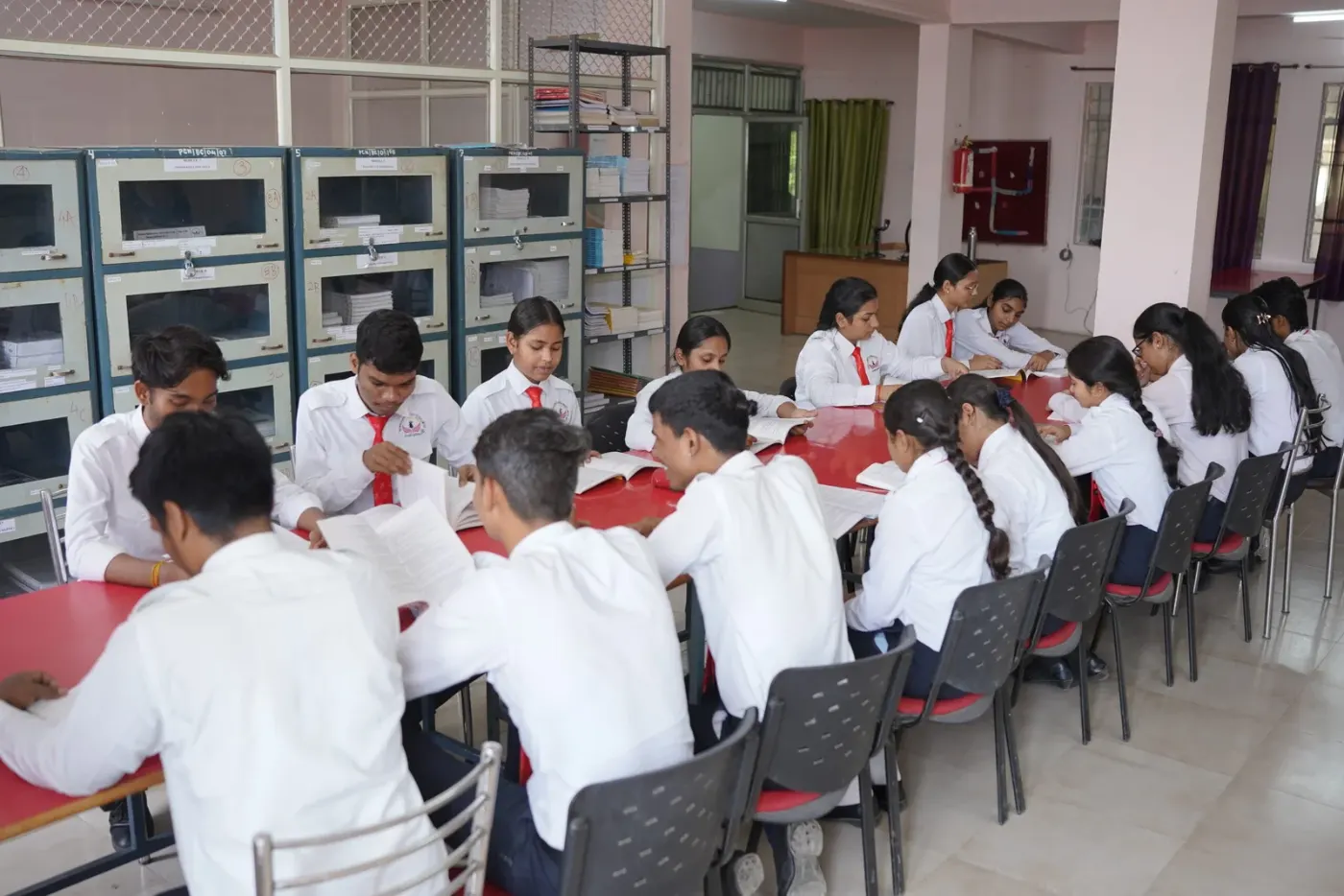 Students in a hands-on practical session